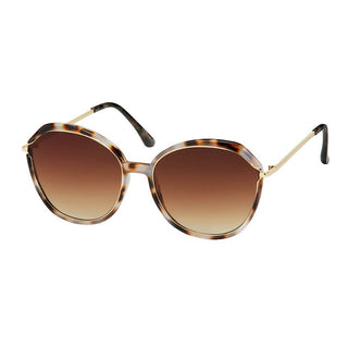 Round Metal Inlay Sunglasses