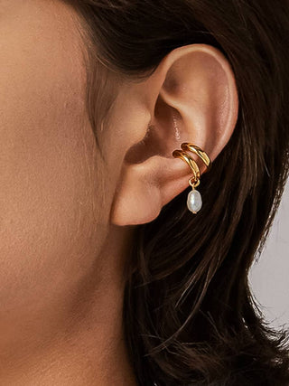 Talon 18K Gold Ear Cuff - Single