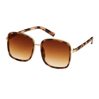 Gold Trim Squared Sunglasses