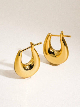 The Reese Droplet Hoop Earring