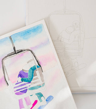 Landscape Watercoloring Book