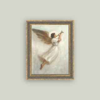 The Trumpeting Angel Framed Wall Art