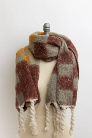 Cozy Checkered Scarf