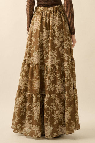 Maple Bloom Maxi Skirt