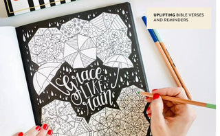 Chalk It Up Grace: Coloring Book of Removable Wall Art