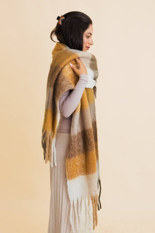 Cozy Breeze Oversized Fringe Scarf (more colors)