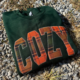 Cozy Fall Plaid Sweatshirt
