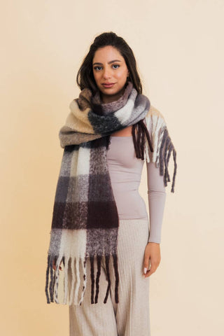 Cozy Breeze Oversized Fringe Scarf (more colors)