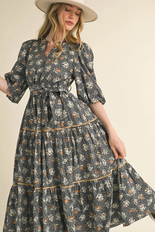 Honey Thistle Midi Dress