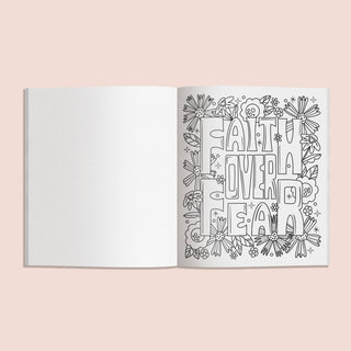 Coloring Faith: A Christian Coloring Book for Women