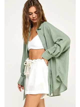 The Liv Button Down Tunic (more colors)