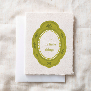 It’s the Little Things Greeting Card + Envelope