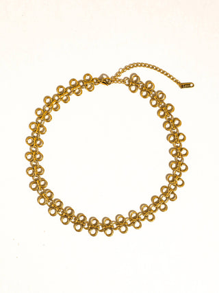 Sun Petal Choker Neckalce