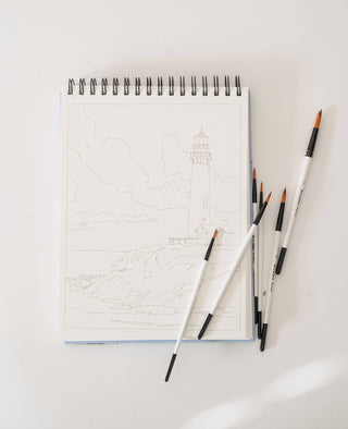 Landscape Watercoloring Book