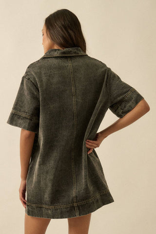 The Ryder Denim Mini Dress