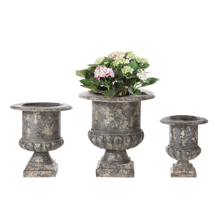 FINAL SALE Distressed Metal Urns (Pick Up Only)