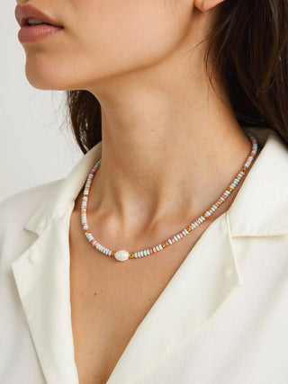 Luna Drift Pearl Necklace