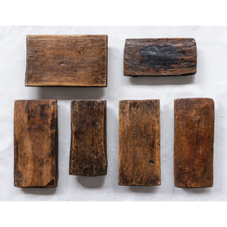 Found Wood Pedestal Riser