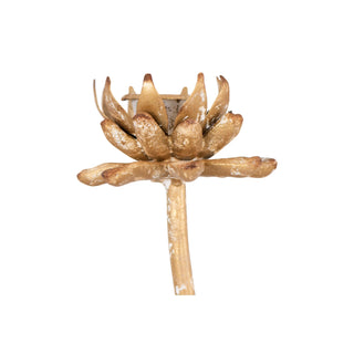 Neutral Flower Taper Holder Single