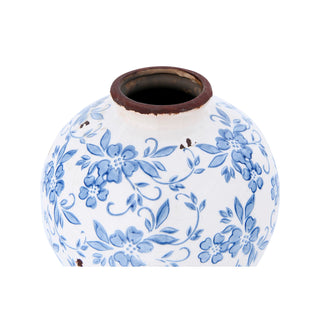 Adele Blue Floral Vase