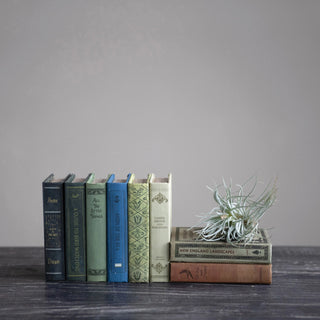 Mini Linen Book Storage Box