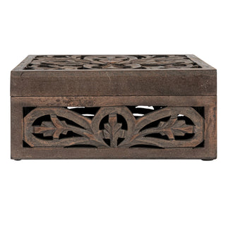 Carved Espresso Storage Box (more sizes)