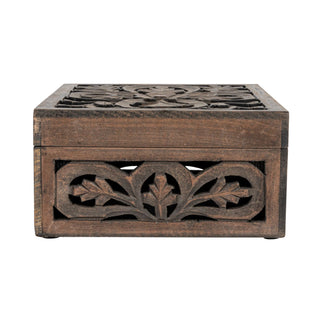 Carved Espresso Storage Box (more sizes)