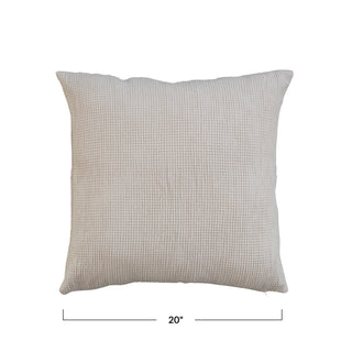 FINAL SALE Linen Waffle Pillow