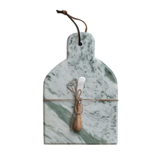 Ivy Marble Cutting Board + Knife