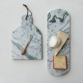 Ivy Marble Cutting Board + Knife