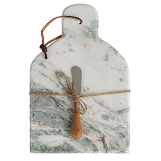 Ivy Marble Cutting Board + Knife
