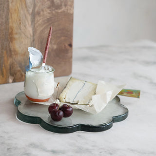 Scalloped Pressed Glass Board *online exclusive*