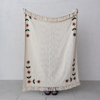 Fleur & Fringe Luxe Throw