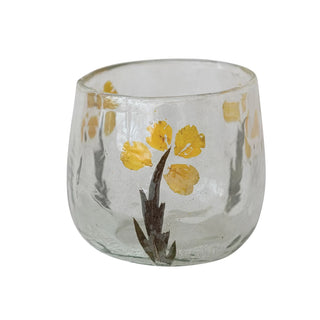 Golden Stem - Mini Votive Hurricane