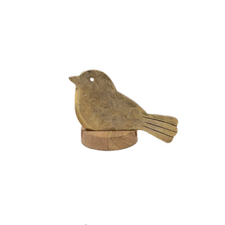 Hand-Forged Metal Bird Shaped Cheese Knife with Mango Wood Stand, Set of 2