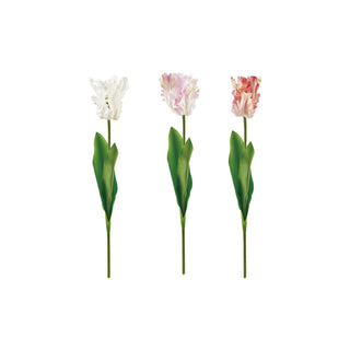 Faux Tulip Stem, 3 Colors