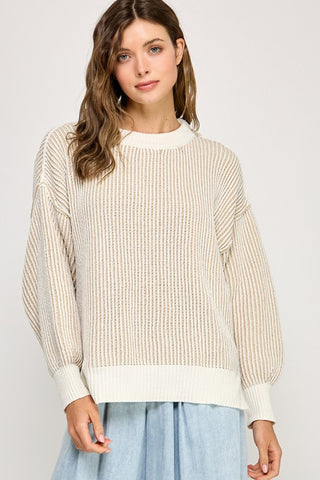 Neutral Love Sweater