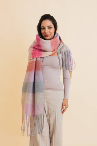 Cozy Breeze Oversized Fringe Scarf (more colors)