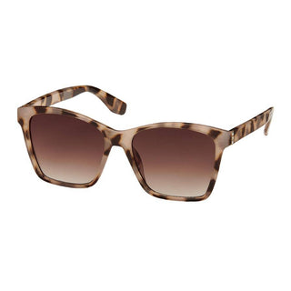 Milky Tort Rhinestone Sunglasses