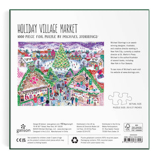 Holiday Village Market 1000pc Foil Puzzle