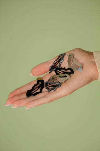 Bat Snap Clips - 6 Pack
