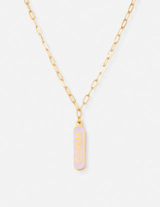 Light Purple WWJD Necklace
