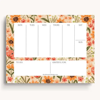 FINAL SALE Floral Weekly Planner (more styles)