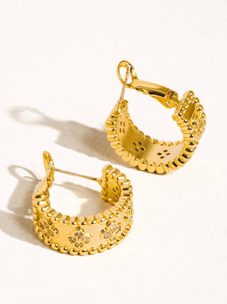 Marigold Hoop Earring