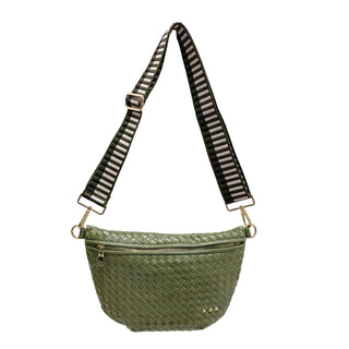 Perry Woven Bum Bag - Olive