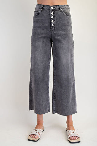 Kris Faded Black Denim Pants