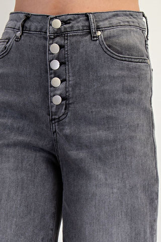 Kris Faded Black Denim Pants