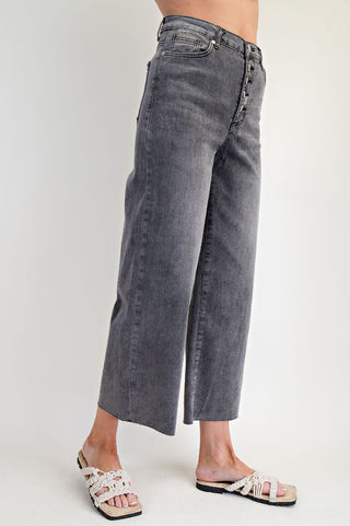 Kris Faded Black Denim Pants