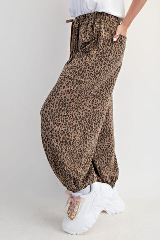 Leopard Jogger Pants