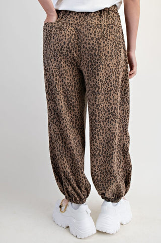 Leopard Jogger Pants